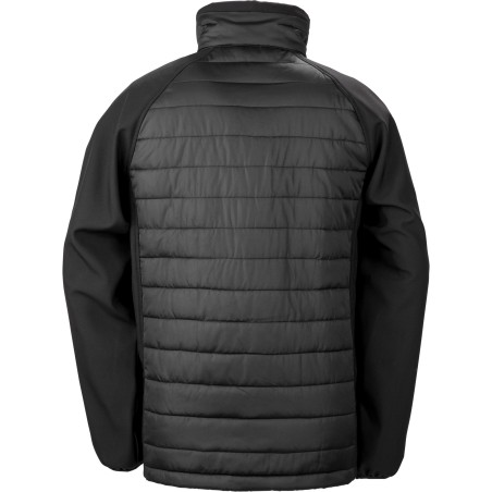Chaqueta Softshell Black Compass acolchada reciclada