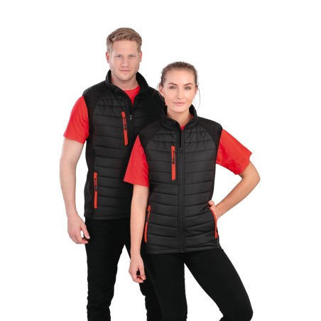 Chaleco Softshell Black Compass acolchado reciclado