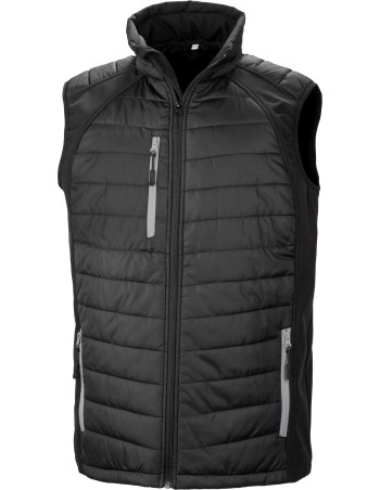Chaleco Softshell Black Compass acolchado reciclado 2