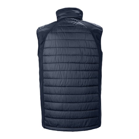Chaleco Softshell Black Compass acolchado reciclado