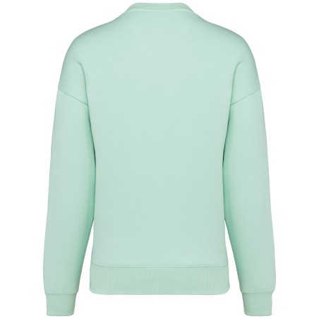 Eco-friendly unisex oversize round neck sweatshirt