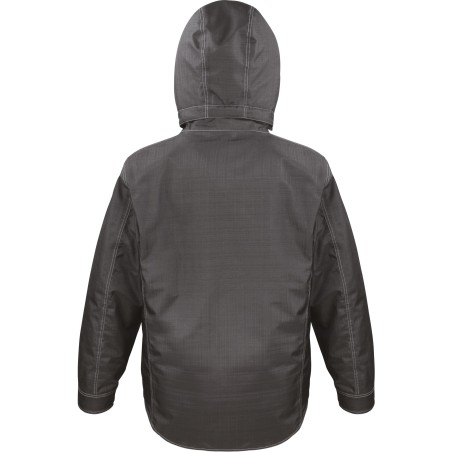 Parka resistente efecto denim