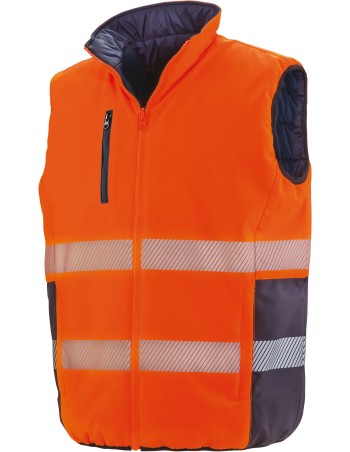 Reversible soft padded safety gilet 2