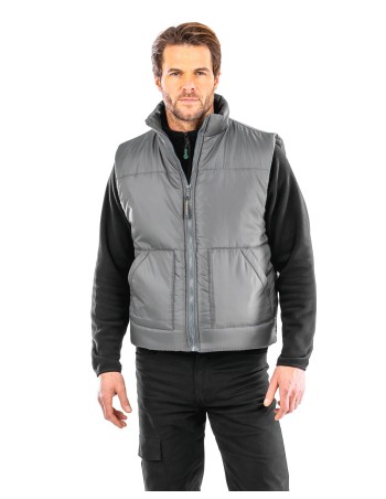 Chaleco acolchado con forro polar