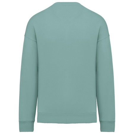 Sudadera ecorresponsable cuello redondo oversize unisex