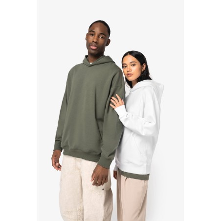 Sudadera ecorresponsable con capucha oversize unisex
