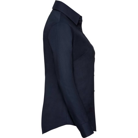 Camisa Oxford manga larga mujer