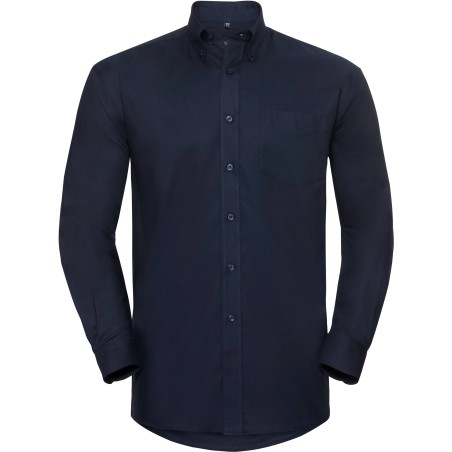 Men\\\'s Long-Sleeved Oxford Shirt
