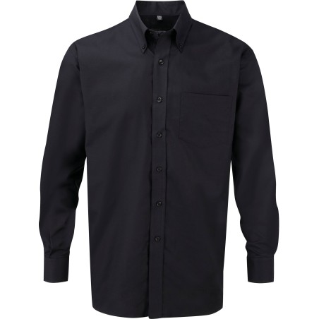 Men\\\'s Long-Sleeved Oxford Shirt