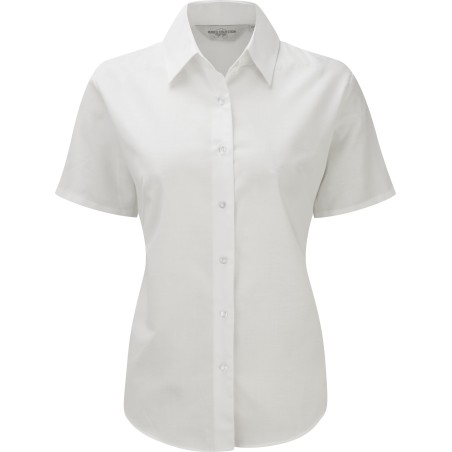 Short-Sleeved Ladies\\\' Oxford Shirt