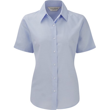 Short-Sleeved Ladies\\\' Oxford Shirt