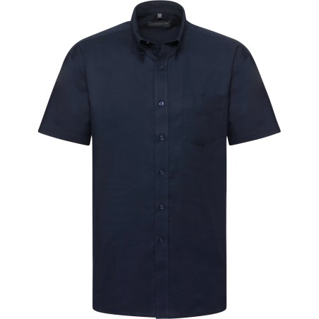 Short-Sleeved Men\\\'s Oxford Shirt