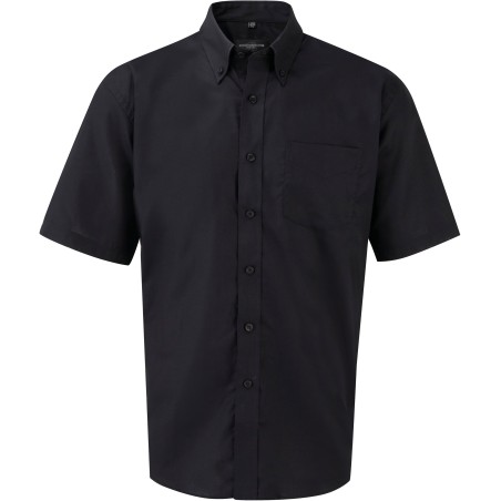 Short-Sleeved Men\\\'s Oxford Shirt