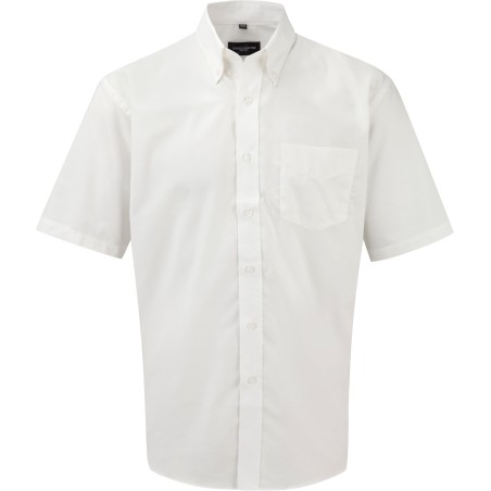 Short-Sleeved Men\\\'s Oxford Shirt