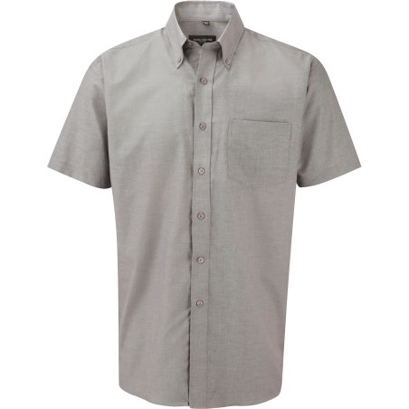Short-Sleeved Men\\\'s Oxford Shirt
