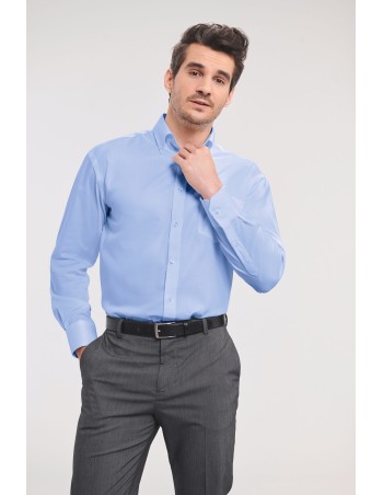 Men\\\'s Long-Sleeved Non-Iron Shirt - Classic Fit