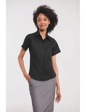Camisa Non-Iron manga corta mujer