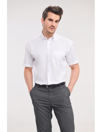 Men\\\'s Short-Sleeved Non-Iron Shirt - Classic Fit