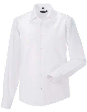 Men\\\'s Long-Sleeved Non-Iron Shirt - Tailored Fit 2