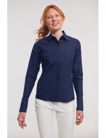 Ladies\\\' Long-Sleeved Ultimate Stretch Shirt