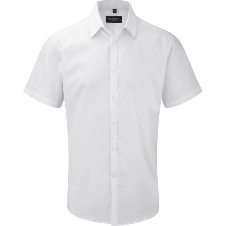 Camisa Espiga manga corta hombre