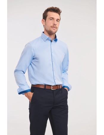 Camisa Espiga manga larga