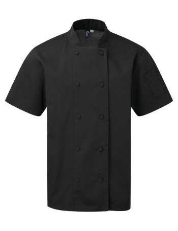 Coolchecker® short-sleeved chef\\\'s jacket 2