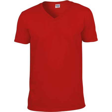 Camiseta Softstyle cuello de pico hombre