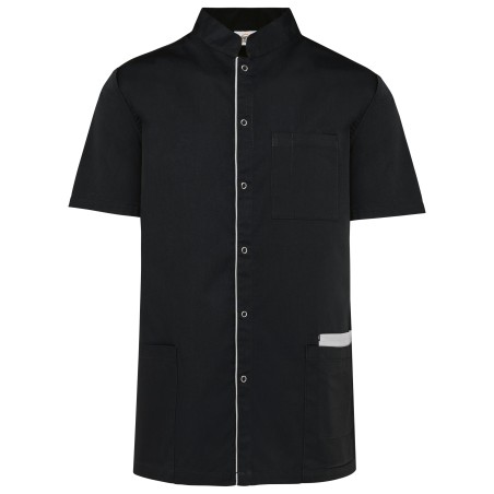 Men’s polycotton smock with press studs
