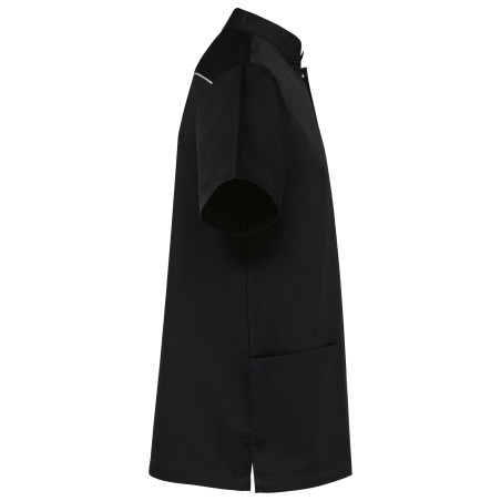 Blusa polialgodón con botones a presión hombre