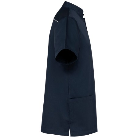 Blusa polialgodón con botones a presión hombre