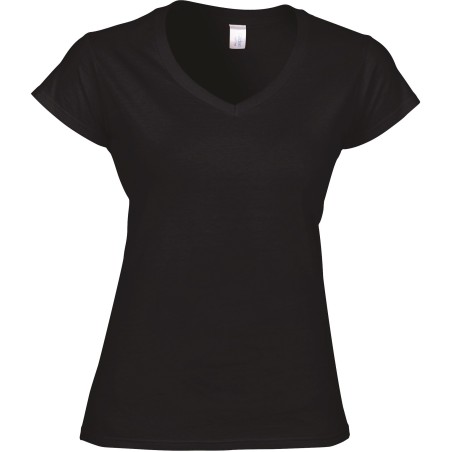 Camiseta Softstyle cuello de pico mujer