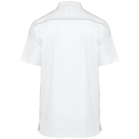 Blusa polialgodón con botones a presión hombre
