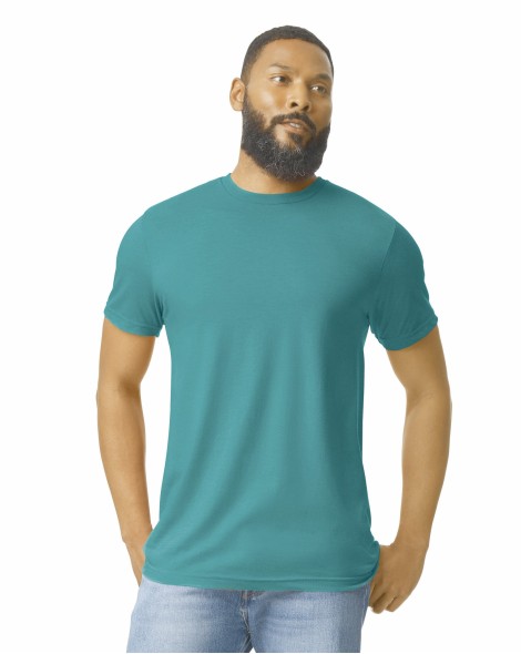 Camiseta softstyle CVC hombre