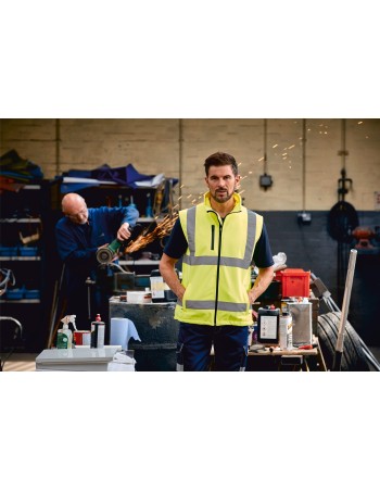 Hi-Vis Softshell Gilet