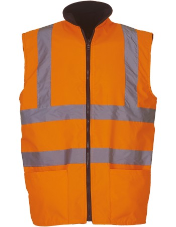 Hi-Vis Reversible Fleece Bodywarmer 2