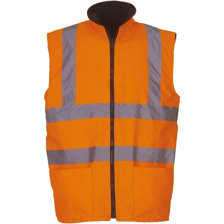 Hi-Vis Reversible Fleece Bodywarmer