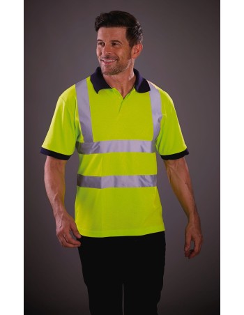 High Visibility Short Sleeve Polo Shirt