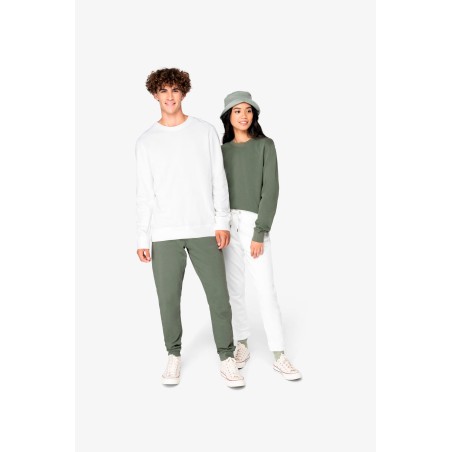 Sudadera ecorresponsable de cuello redondo French Terry unisex