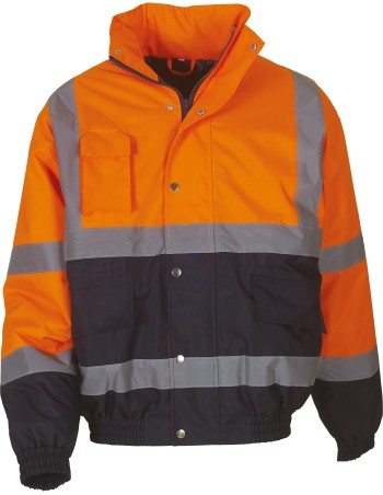Hi-Vis Two Tone Bomber Jacket 2