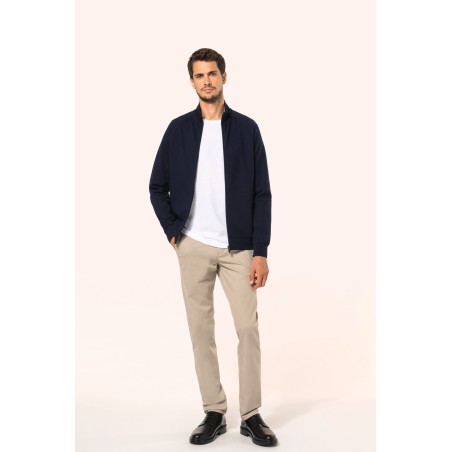 Chaqueta con cremallera hombre