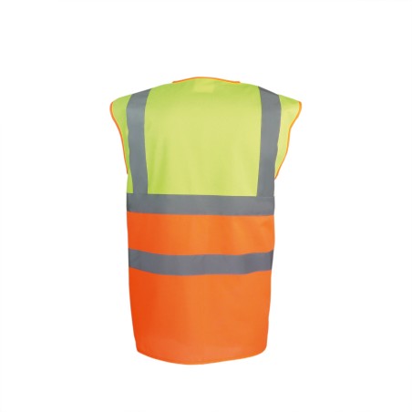 Two-tone high-visibility vest