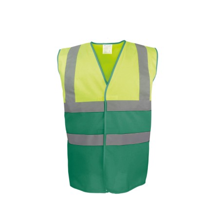 Two-tone high-visibility vest