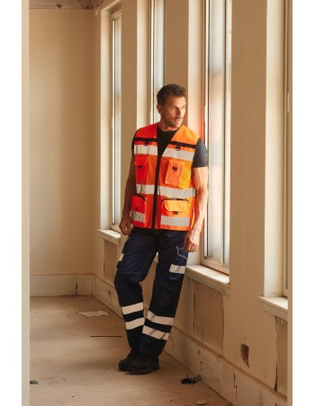 High-visibility ripstop vest