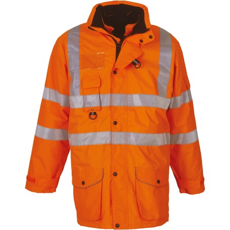 Parka de seguridad Alta Visibilidad 7 en 1