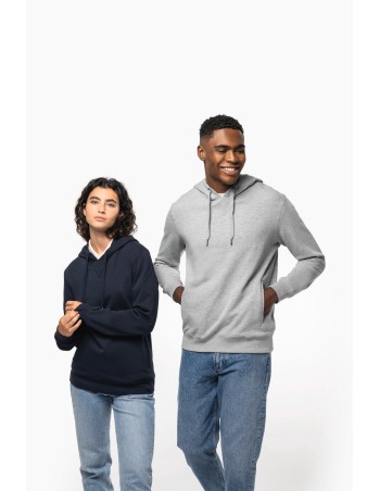 Unisex eco-friendly French Terry hooded sweatshirt