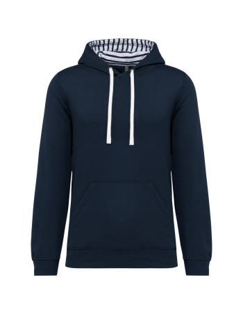 Sudadera con capucha de forro contrastado  - Unisex 2