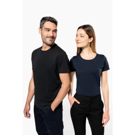 Camiseta Supima® cuello redondo maga corte hombre