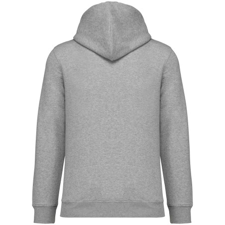 Sudadera ecorresponsable con cremallera y capucha unisex