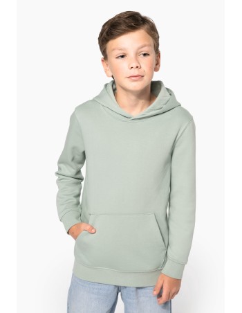 Kids\\\' eco-friendly hooded sweatshirt